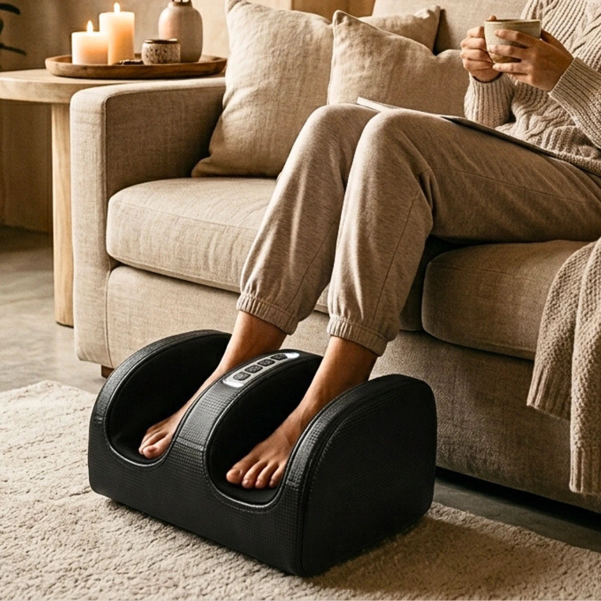 PEDICOOL - Appareil massage pieds Shiatsu multi-modes